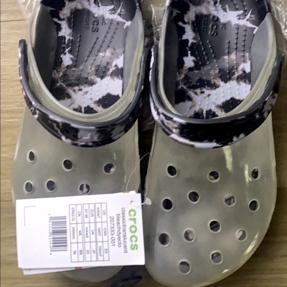 Bleach bottom translucent clear Crocs -DEADSTOCK - Picture 5 of 6